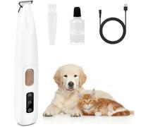 Tosatrice per cani, taglia zampe per cani, rasoio per cani e gatti, a basso rumore, per tagliare con precisione i peli attorno alle zampe, a