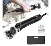 Tosatrice per Pecore Elettrica 690W, Macchina tosapecora con 6 Velocità Regolabili, Tosapecore Elettrico con Custodia Trasporto, Cesoia elettrica per Pecore Montoni Capre Animali da Fattoria (Nero)