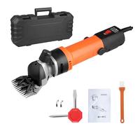 Tosatrice per Pecore Elettrica 690W, Tosapecore Elettrico con Custodia Trasporto,Cesoia elettrica per Pecore Montoni Capre Animali da Fattoria (Giallo)