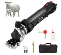 Tosatrice Professionale per Pecore 900W 2800 Rpm,Tosapecore Elettrico, Forbici Elettriche Pecore con 6 Velocità Regolabili, Tosatrice per Animali Con Pelo Folto, Pecore, Alpaca, Capre