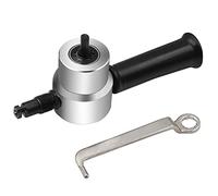 Tosatrici elettriche per pecore, Taglierina for lamiera Doppia testa Roditrice in ferro Utensile da taglio Trapano elettrico Attacco for piastra di modifica Forbici for punzonatura regolabili(Set C)