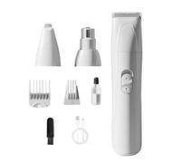 Tosatrici per cani, per cani per toelettatura,Smerigliatrice per unghie con tagliaunghie per animali domestici e taglia zampe - Set di tagliacapelli elettrici senza fili a basso rumore, kit comp