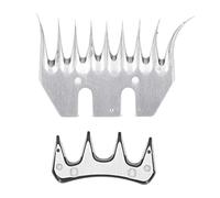 Tosatrici per tosatura delle pecore 8 Set Forbici Per Pecore Lama Curva Diritta 9/13 Denti Tosatrice Per Capra Forbice Elettrica Parte Ricambio AC * 08 Cesoie per pecore(Curved 9 Tooth)