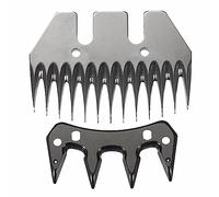 Tosatrici per tosatura delle pecore Cicalino Per Capelli Repal Acement Cutter Series Forbici Per Tosatura Pecore Lama Dritta Per Taglio Lana Pecora Acciaio Inossidabile Cesoie per pecore(3set Beige)
