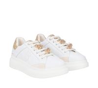 Tosca Blu Sneaker Bellatrix Cane strassato Bianco Oro 37