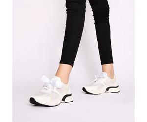 ToscaBlu Donna Sneakers Mirabel in rete con maxi fiocco colore bianco