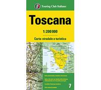 Toscana 1:200.000. Carta stradale e turistica