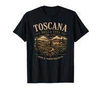 Toscana Bella Vita Vigneto Toscana Viaggi Maglietta