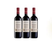 Toscana IGT Rosso 2023 75cl - Vino Rosso Italiano 13% Vol - Fruttato, Morbido e Armonioso - Ispirato al Genio di Leonardo - Eccellenza Toscana Made in Italy Premium (3 bottiglie)