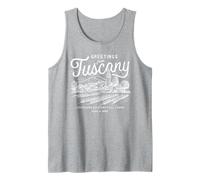 Toscana Italia Paesaggio Retro Souvenir Canotta