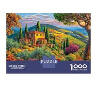 Toscana_ Italia Puzzle 1000 Pezzi, Jigsaw Puzzle Per Adulti E Ragazzi Dai 14 Anni in Su, Giochi Stimolanti Per Tutta La Famiglia 70x50cm/1000pcs