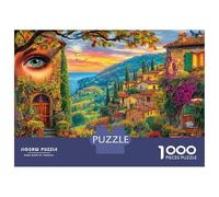 Toscana_ Italia Puzzle 1000 Pezzi Per Adulti E Ragazzi Dai 14 Anni in Su, Giochi Stimolanti Per Tutta La Famiglia 38x26cm/1000pcs