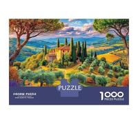Toscana_ Italia Puzzle Da 1000 Pezzi - Puzzle Ad Alta Difficoltà,Giochi Stimolanti Per Tutta La Famiglia 38x26cm/1000pcs