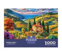 Toscana_ Italia Puzzle Da 1000 Pezzi - Puzzle Ad Alta Difficoltà,Giochi Stimolanti Per Tutta La Famiglia 38x26cm/1000pcs