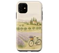 Toscana Lavanda Campi Bicicletta Campagna Estetica Custodia per iPhone 11