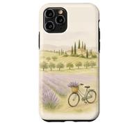 Toscana Lavanda Campi Bicicletta Campagna Estetica Custodia per iPhone 11 Pro