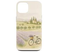 Toscana Lavanda Campi Bicicletta Campagna Estetica Custodia per iPhone 13