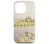 Toscana Lavanda Campi Bicicletta Campagna Estetica Custodia per iPhone 13 Pro