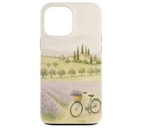 Toscana Lavanda Campi Bicicletta Campagna Estetica Custodia per iPhone 13 Pro Max