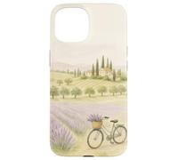 Toscana Lavanda Campi Bicicletta Campagna Estetica Custodia per iPhone 15