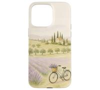 Toscana Lavanda Campi Bicicletta Campagna Estetica Custodia per iPhone 15 Pro Max