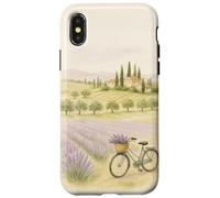 Toscana Lavanda Campi Bicicletta Campagna Estetica Custodia per iPhone X/XS
