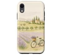 Toscana Lavanda Campi Bicicletta Campagna Estetica Custodia per iPhone XR