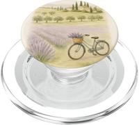 Toscana Lavanda Campi Bicicletta Campagna Estetica PopSockets PopGrip per MagSafe