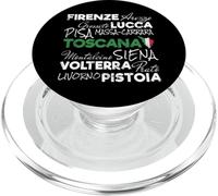 Toscana retro lettering Italia vacanza vintage souvenir PopSockets PopGrip per MagSafe