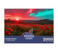 Toscana Val d'Orcia Puzzle in Legno Impermeabile Puzzles Da 1000 Pezzi Regali Per Adulti Sfidanti E Rompicapo Giochi Educativi