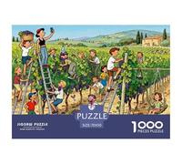 Toscana Vineyard Raccolta Puzzle in Legno Impermeabile Puzzles Da 1000 Pezzi Per Adulti Divertenti Giochi Educativi