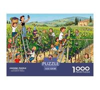 Toscana Vineyard Raccolta Puzzle in Legno Impermeabile Puzzles Da 1000 Pezzi Per Adulti Impossibili Per Decorazioni Domestiche