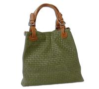 Toscanto Borsa a mano verde oliva 31 x 28 x 16 cm