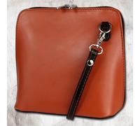 Toscanto Borsa A Spalla Da Donna In Pelle Cognac Marrone OTT109UO