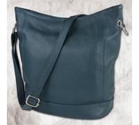 Toscanto Borsa A Spalla Da Donna Shopper In Pelle Turchese OTT159ST
