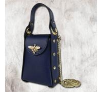 Toscanto Borsa A Spalla Donna In Pelle Blu OTT813UB