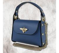 Toscanto Borsa A Spalla Donna In Pelle Blu OTT817UF