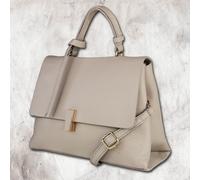 Toscanto Borsa A Spalla Donna In Pelle Grigio Chiaro OTT153UK