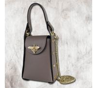 Toscanto Borsa A Spalla Donna In Pelle Marrone Taupe OTT813UN