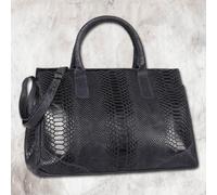 Toscanto Borsa A Spalla In Pelle Blu Scuro OTT172HB6
