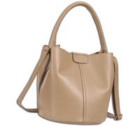 Toscanto Borsa a tracolla da donna in pelle, colore tortora beige OTT169SI5