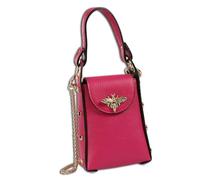 Toscanto Borsa a tracolla da donna in pelle, fucsia, OTT813UP