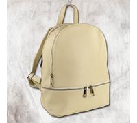 Toscanto Borsa Da Donna City In Pelle Beige OTT612RI