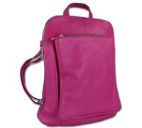 Toscanto Borsa Da Donna City In Pelle Fucsia Pink OTT610RP