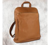 Toscanto Borsa Da Donna City In Pelle Tan Marrone Chiaro OTT610RN