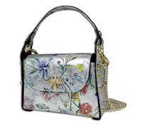 Toscanto Borsa in pelle color argento OTT832UJF
