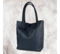 Toscanto Borsa Shopper Donna In Pelle Blu OTT112SM