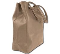 Toscanto Borsa Shopper Donna In Pelle Taupe Beige Scuro OTTM107SN