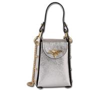 Toscanto Damen Borsa a Tracolla in Pelle Argento 13x18x6 cm OTT813UJ