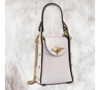 Toscanto Damen Borsa A Tracolla In Pelle Bianca OTT813UW 13x18x6cm